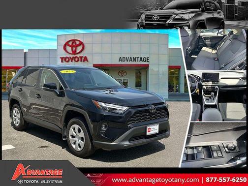 Midnight Black Metallic 2025 Toyota RAV4 LE