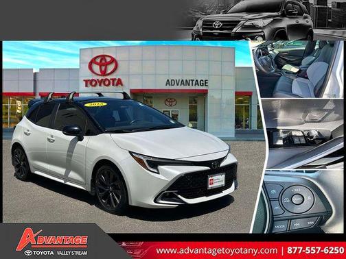 Midnight Black Metallic 2023 Toyota Corolla Hatchback XSE