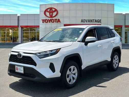 White 2025 Toyota RAV4 LE