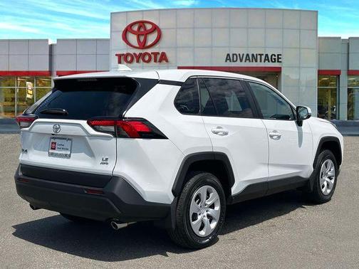 White 2025 Toyota RAV4 LE