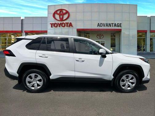 White 2025 Toyota RAV4 LE