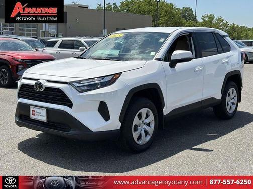 White 2025 Toyota RAV4 LE
