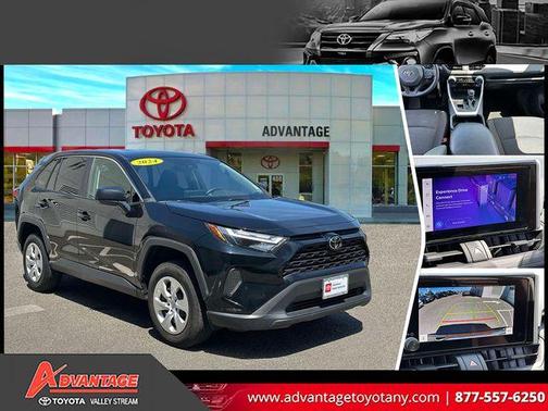 Midnight Black Metallic 2024 Toyota RAV4 LE