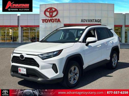 White 2022 Toyota RAV4 XLE