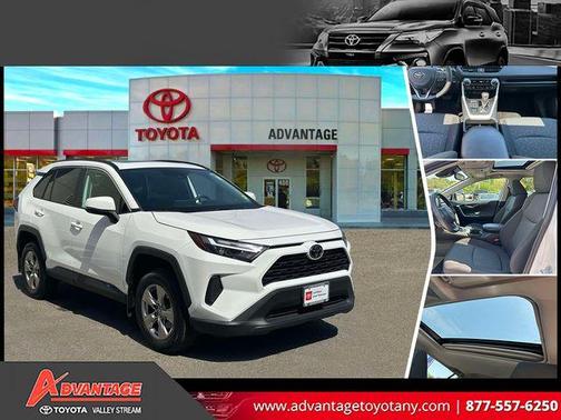 White 2022 Toyota RAV4 XLE