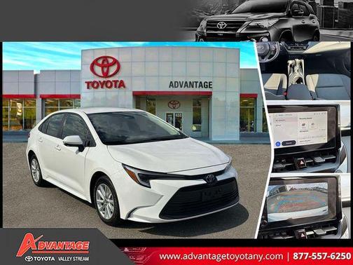 White 2024 Toyota Corolla Hybrid LE