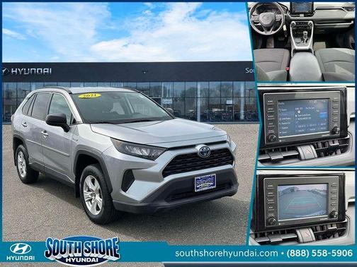 Silver Sky Metallic 2021 Toyota RAV4 Hybrid LE