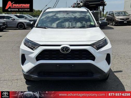 Super White 2019 Toyota RAV4 LE