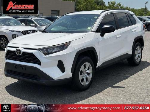 Super White 2019 Toyota RAV4 LE