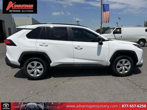 Super White 2019 Toyota RAV4 LE