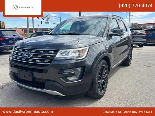 Shadow Black 2017 Ford Explorer sport