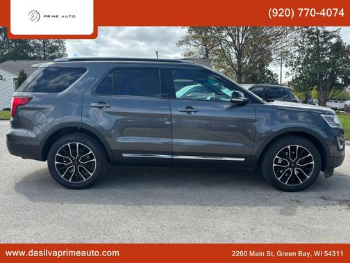 Shadow Black 2017 Ford Explorer sport