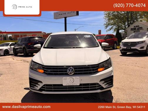 Pure White 2017 Volkswagen Passat 1.8T R-Line w/Comfort