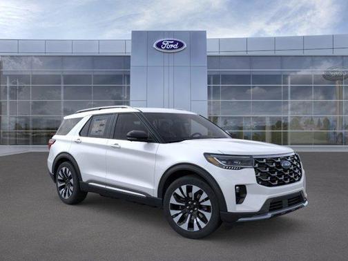 Star White 2026 Ford Explorer Platinum