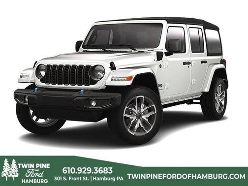 Bright White Clearcoat 2024 Jeep Wrangler 4xe Sport
