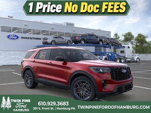 Rapid Red Metallic Tinted Clearcoat 2026 Ford Explorer ST