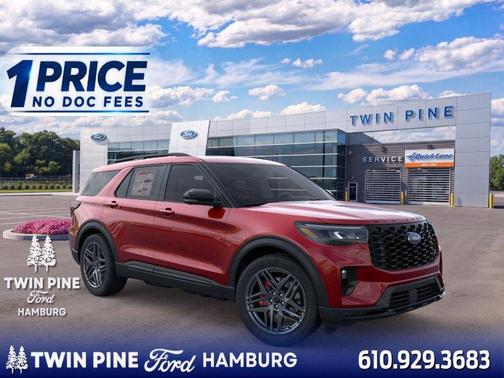 Rapid Red Metallic Tinted Clearcoat 2026 Ford Explorer ST