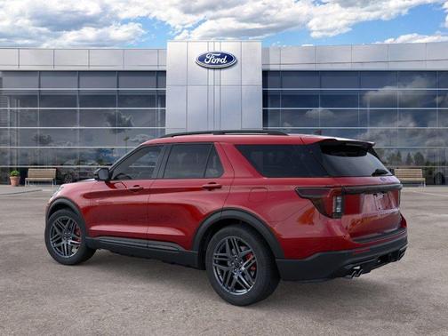 Rapid Red Metallic Tinted Clearcoat 2026 Ford Explorer ST