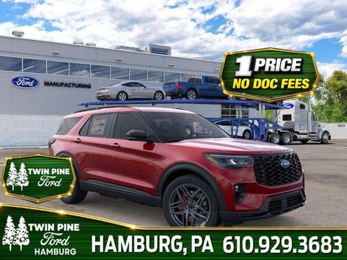 Rapid Red Metallic Tinted Clearcoat 2026 Ford Explorer ST