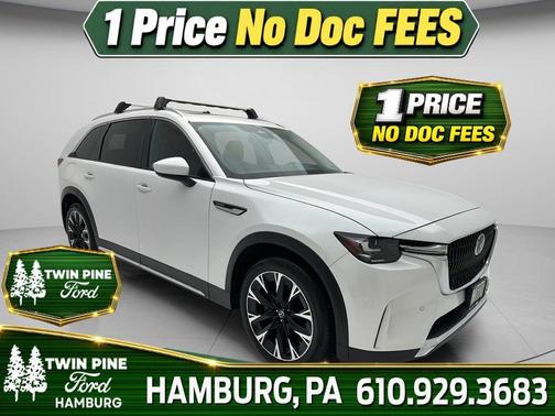 Rhodium White Metallic 2024 Mazda CX-90 Premium