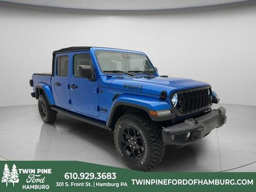 Hydro Blue Pearlcoat 2024 Jeep Gladiator Sport
