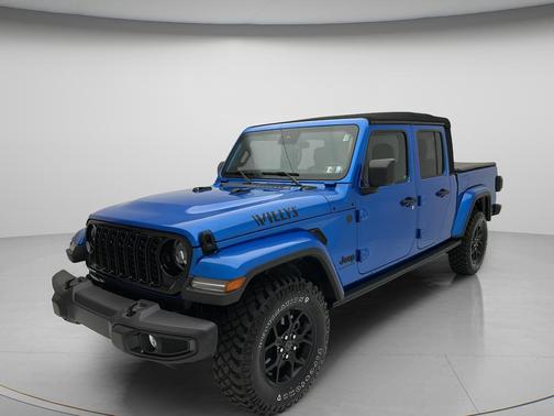 Hydro Blue Pearlcoat 2024 Jeep Gladiator Sport
