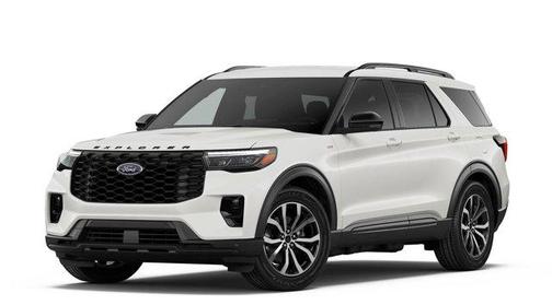 Star White 2026 Ford Explorer ST-Line