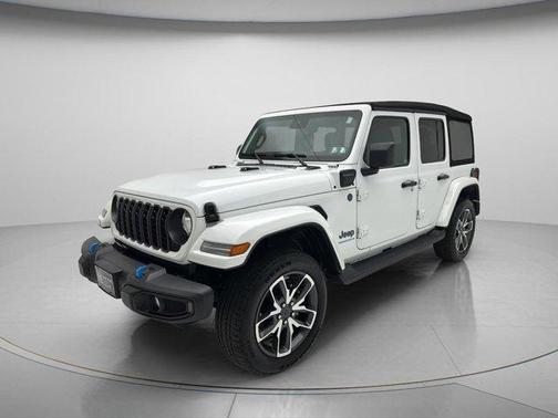 Bright White Clearcoat 2024 Jeep Wrangler 4xe Sport