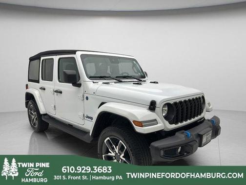 Bright White Clearcoat 2024 Jeep Wrangler 4xe Sport