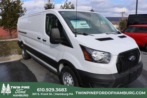 Oxford White 2024 Ford Transit-150 W/ BULKHEAD&SHELVES