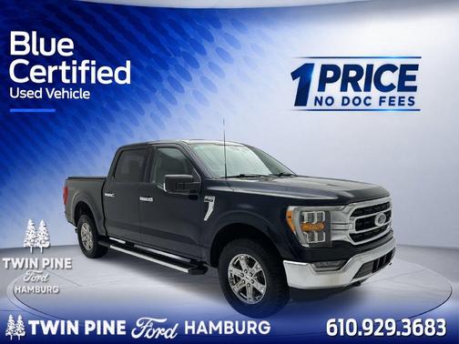 Antimatter Blue Metallic 2023 Ford F-150 XLT
