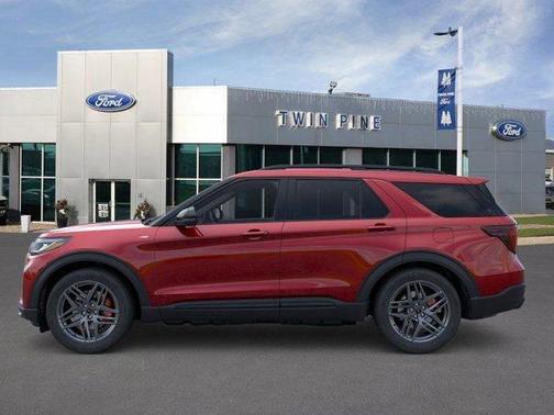 Red Metallic 2025 Ford Explorer ST-Line