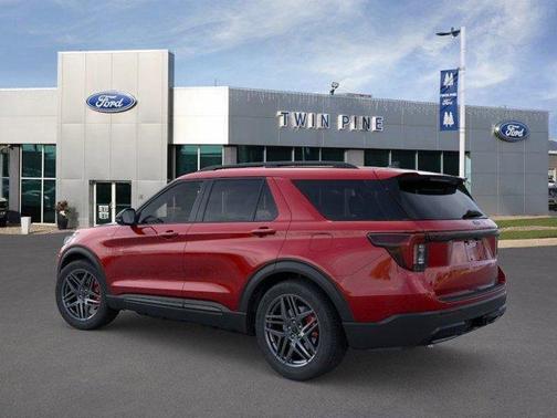 Red Metallic 2025 Ford Explorer ST-Line
