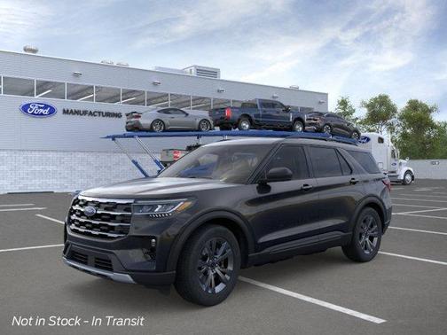 Agate Black Metallic 2026 Ford Explorer Active
