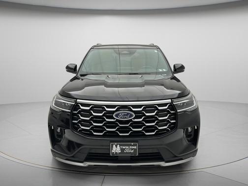Black Metallic 2025 Ford Explorer Platinum