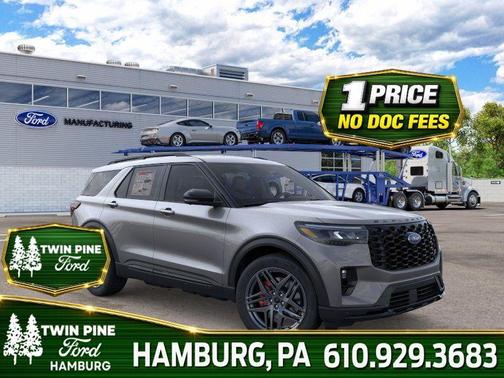 Carbonized Gray Metallic 2026 Ford Explorer ST