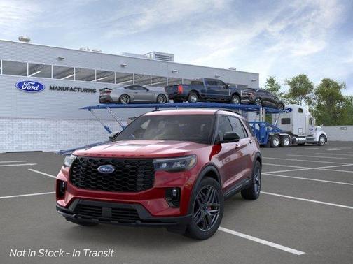 Rapid Red Metallic Tinted Clearcoat 2026 Ford Explorer ST-Line