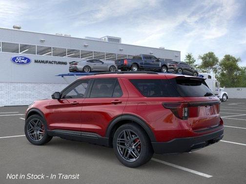 Rapid Red Metallic Tinted Clearcoat 2026 Ford Explorer ST-Line