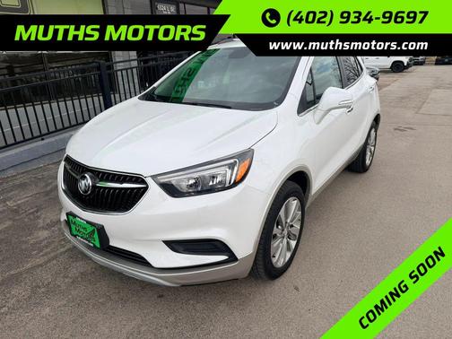 Summit White 2017 Buick Encore Preferred