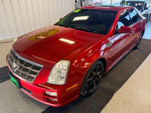 Burgundy 2008 Cadillac STS V6