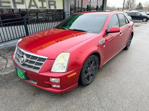 Burgundy 2008 Cadillac STS V6