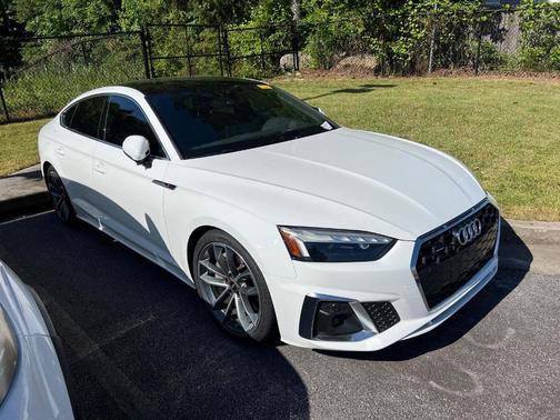 Ibis White 2021 Audi A5 45 S line Premium Plus
