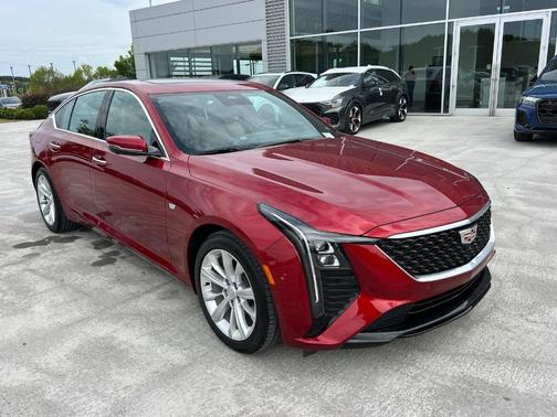 Radiant Red 2025 Cadillac CT5 Premium Luxury RWD