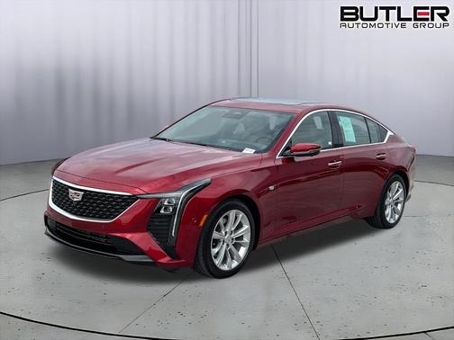 Radiant Red 2025 Cadillac CT5 Premium Luxury RWD