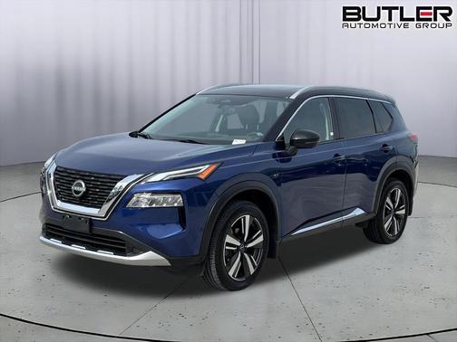 2 Tone Blue / Black 2023 Nissan Rogue Platinum