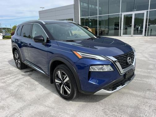 2 Tone Blue / Black 2023 Nissan Rogue Platinum