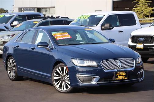 Blue 2018 Lincoln MKZ Hybrid Reserve
