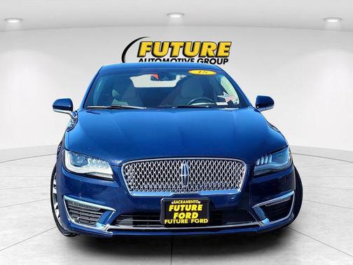 Blue 2018 Lincoln MKZ Hybrid Reserve