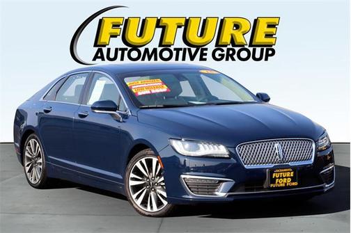 Blue 2018 Lincoln MKZ Hybrid Reserve
