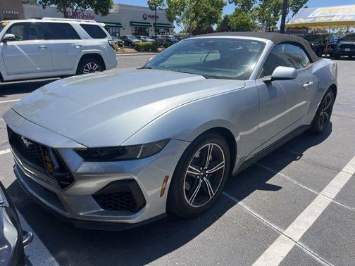 Iconic Silver Metallic 2025 Ford Mustang EcoBoost Premium